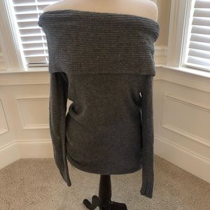 Off shoulder sweater